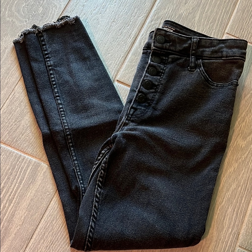 Women's Old Navy Rickstar Black High-Waisted skinny Jeans